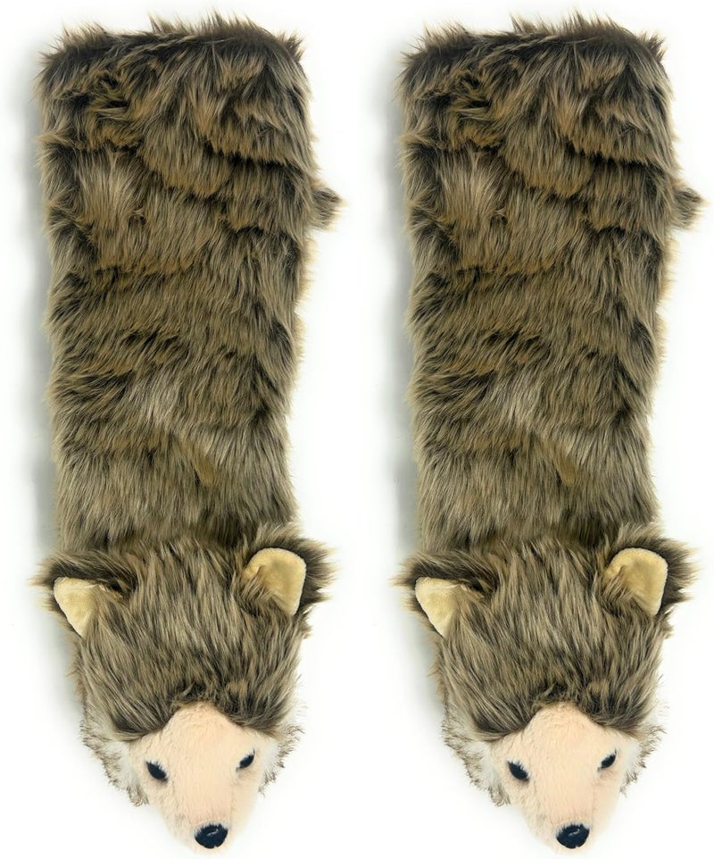 ooohyeah Kids’ Funny Fuzzy Animal Slipper Socks, Cute Soft Non-Slip Warm Socks for Girls & Boys, Size 1-5 - Image 5